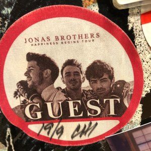 Jonas Brothers Chicago 2019 9/19/19 Guest Sticker Backstage Tour Pass